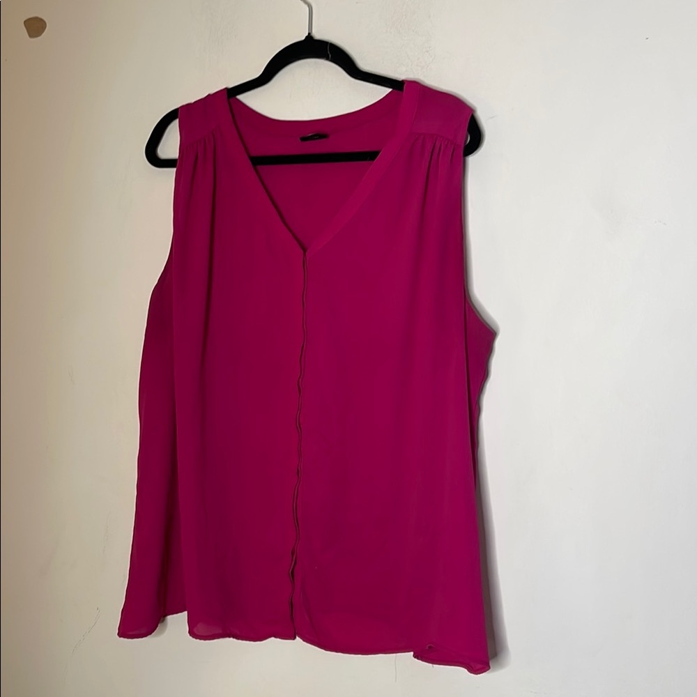 Women's Sleeveless Pink Top